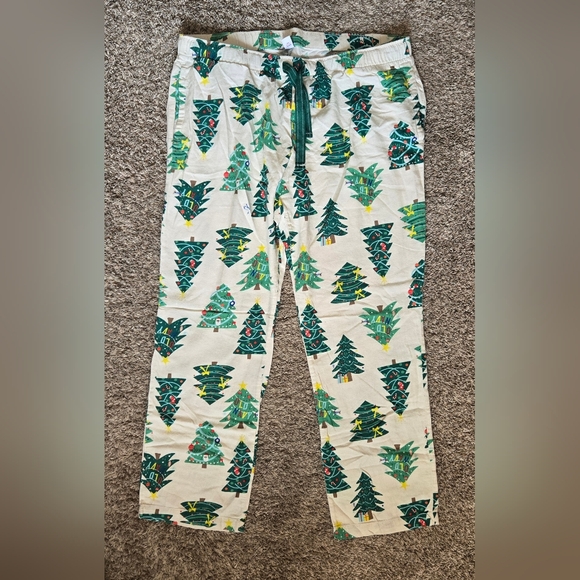 Old Navy Womens Christmas Tree Pajama Pants Size XL - Picture 1 of 8